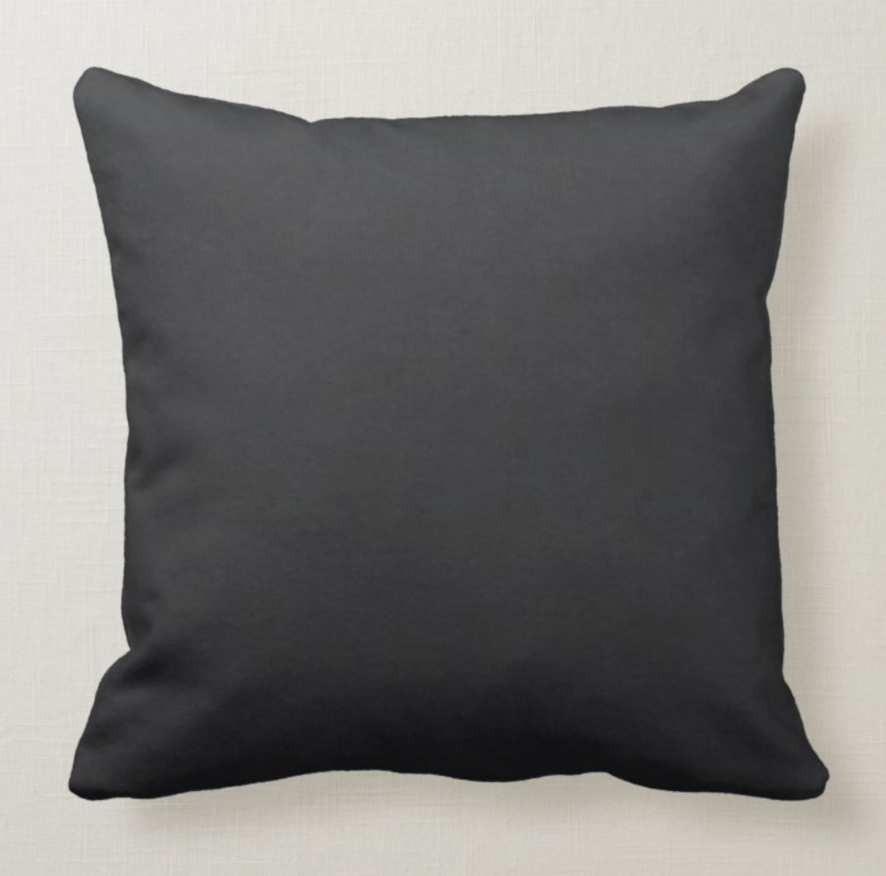 Black Slate Throw Pillow