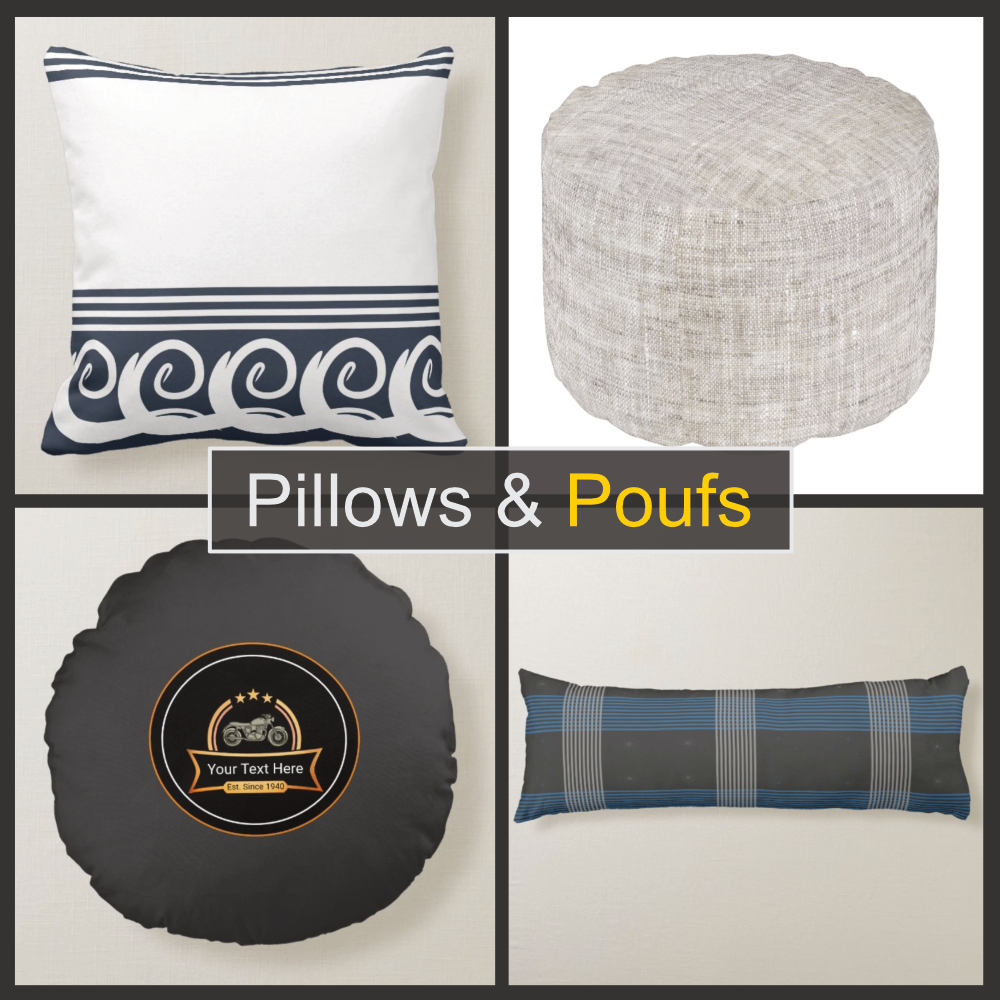 Pillows & Poufs