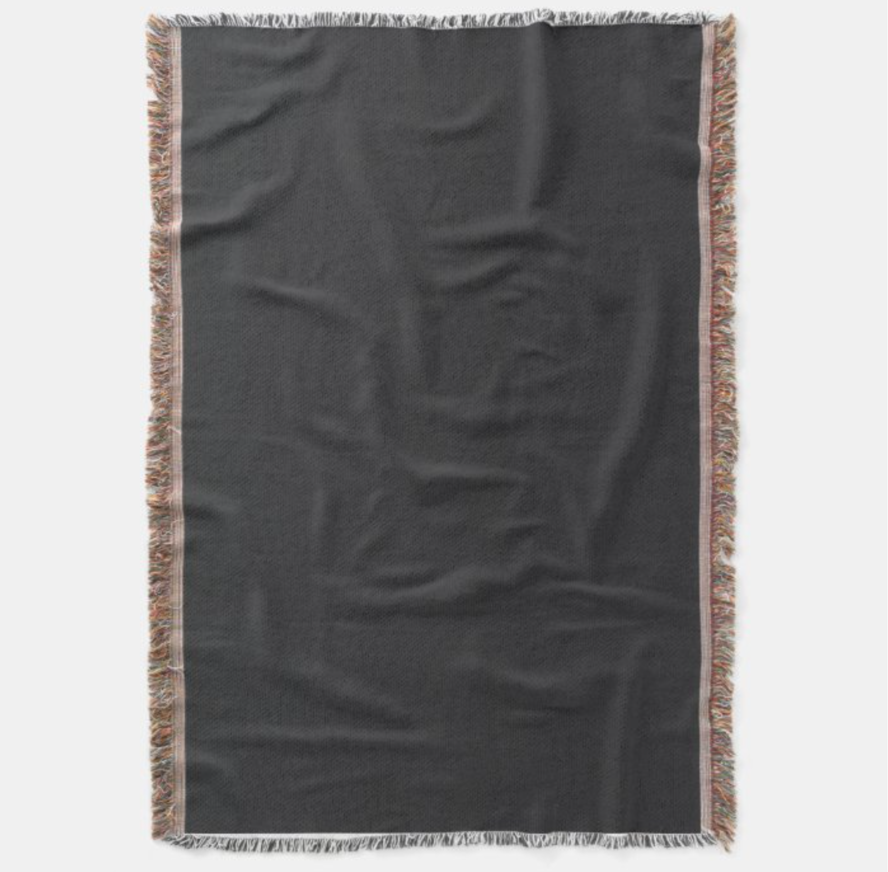 Black Slate Throw Blanket