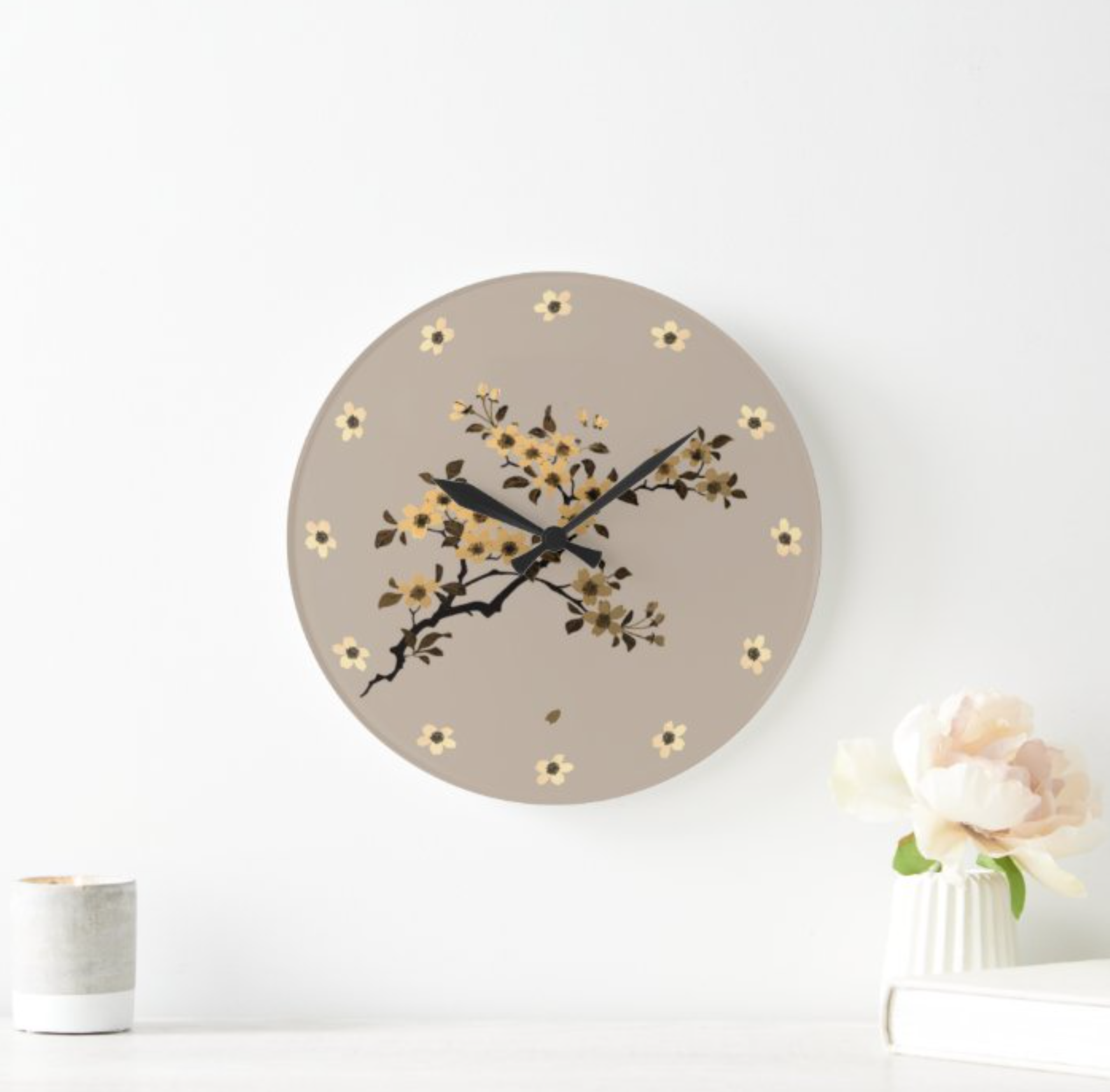 Cherry Blossom Wall Clock