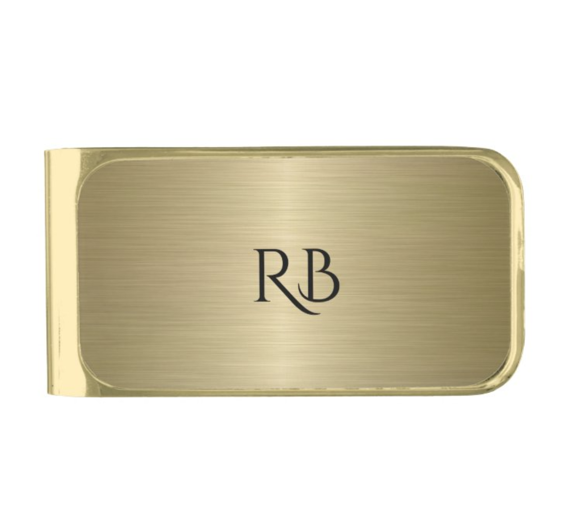 Gold Metallic Money Clip