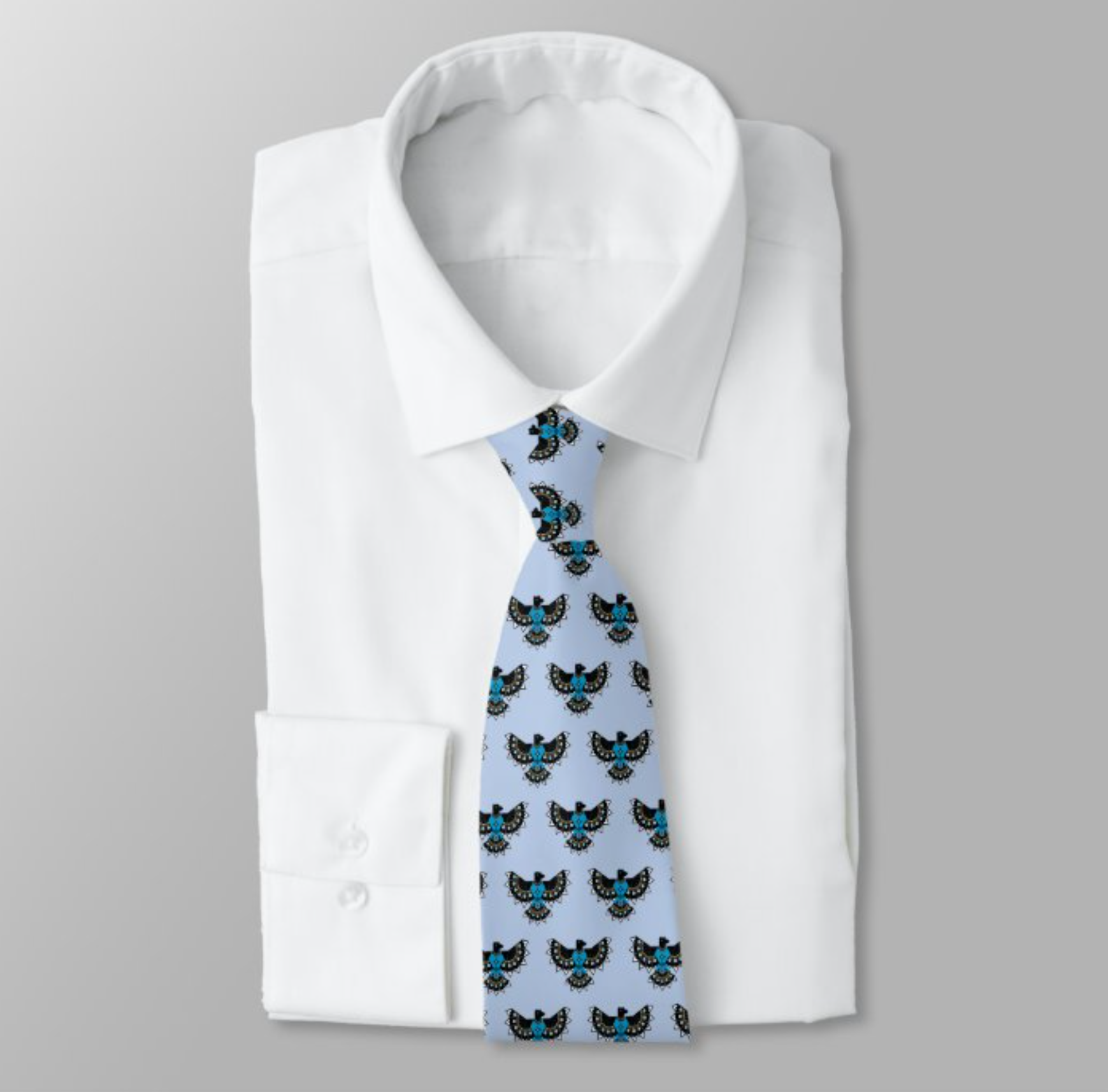 Native Eagle Neck Tie