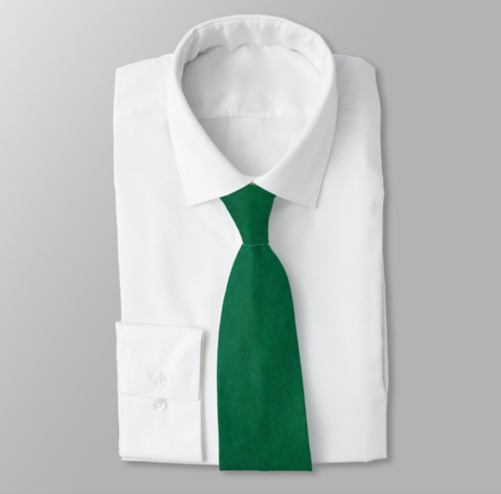 Green Faux Neck Tie