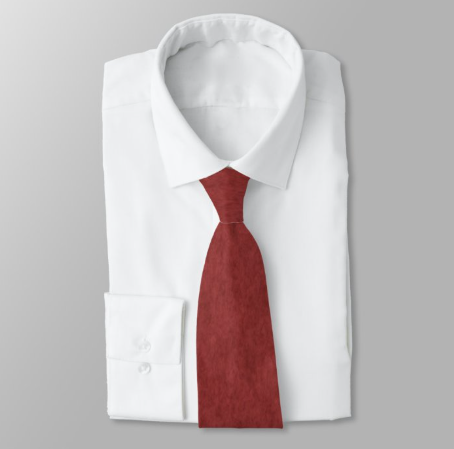 Red Faux Neck Tie