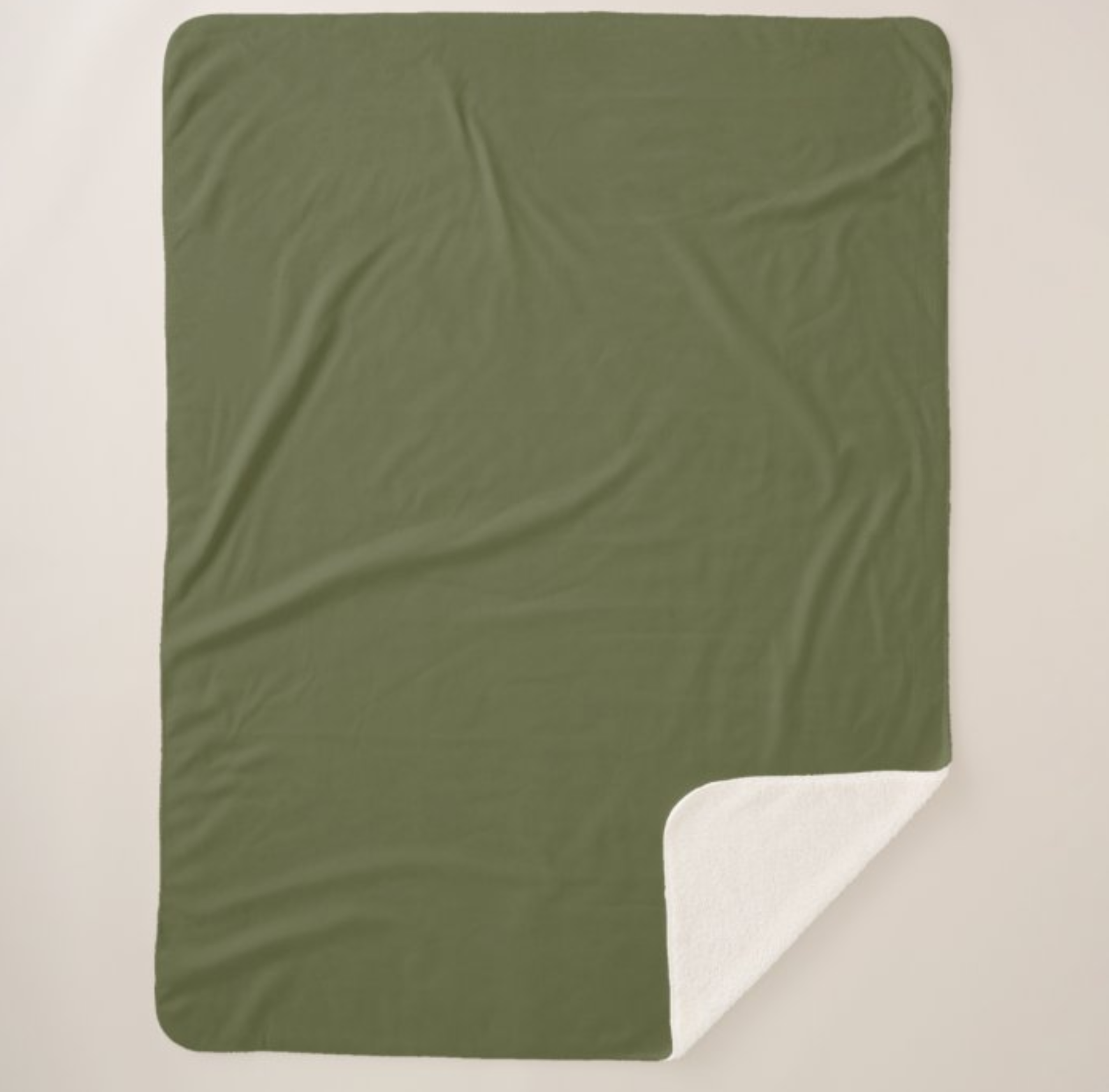 Grass Green Sherpa Blanket