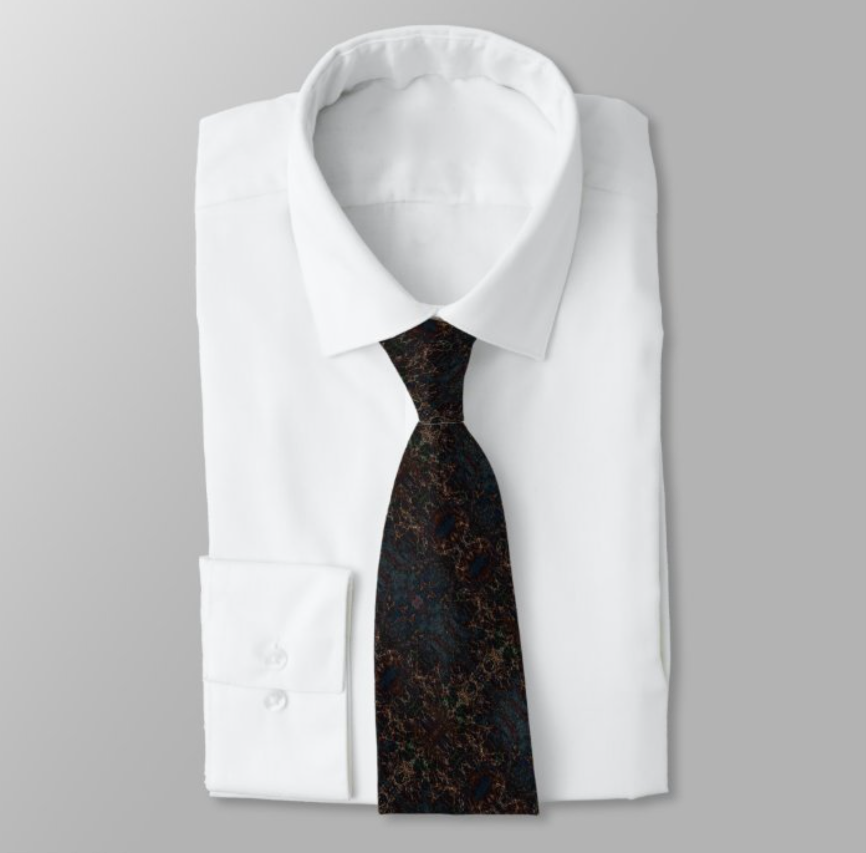 Dark Marble Neck Tie