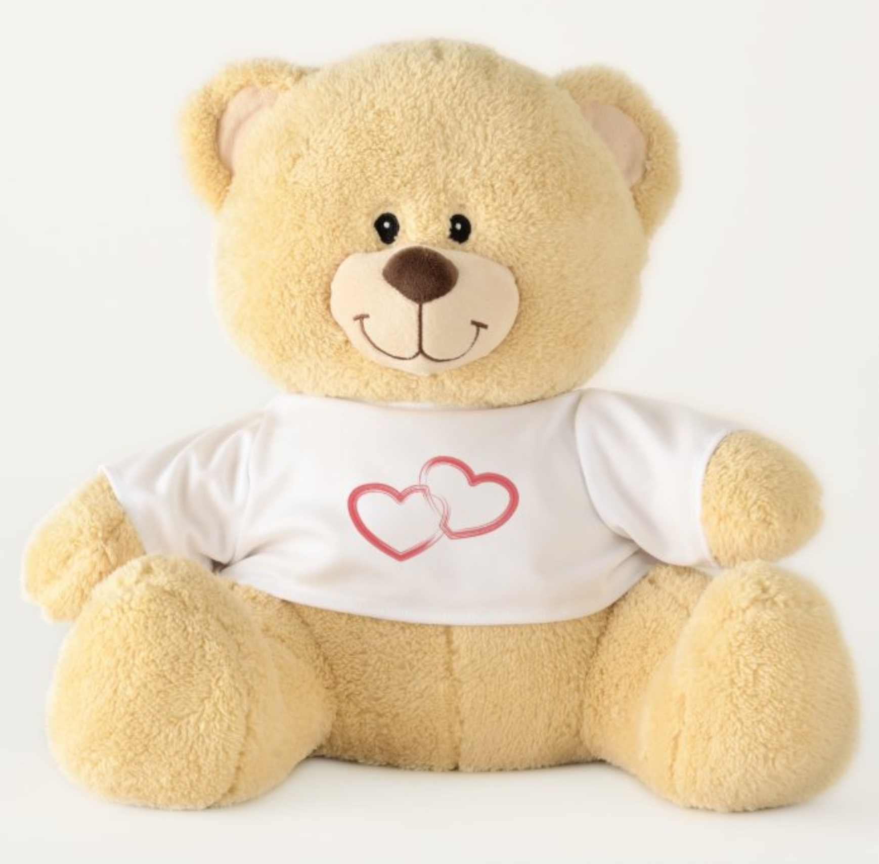 Red Double Heart Teddy Bear