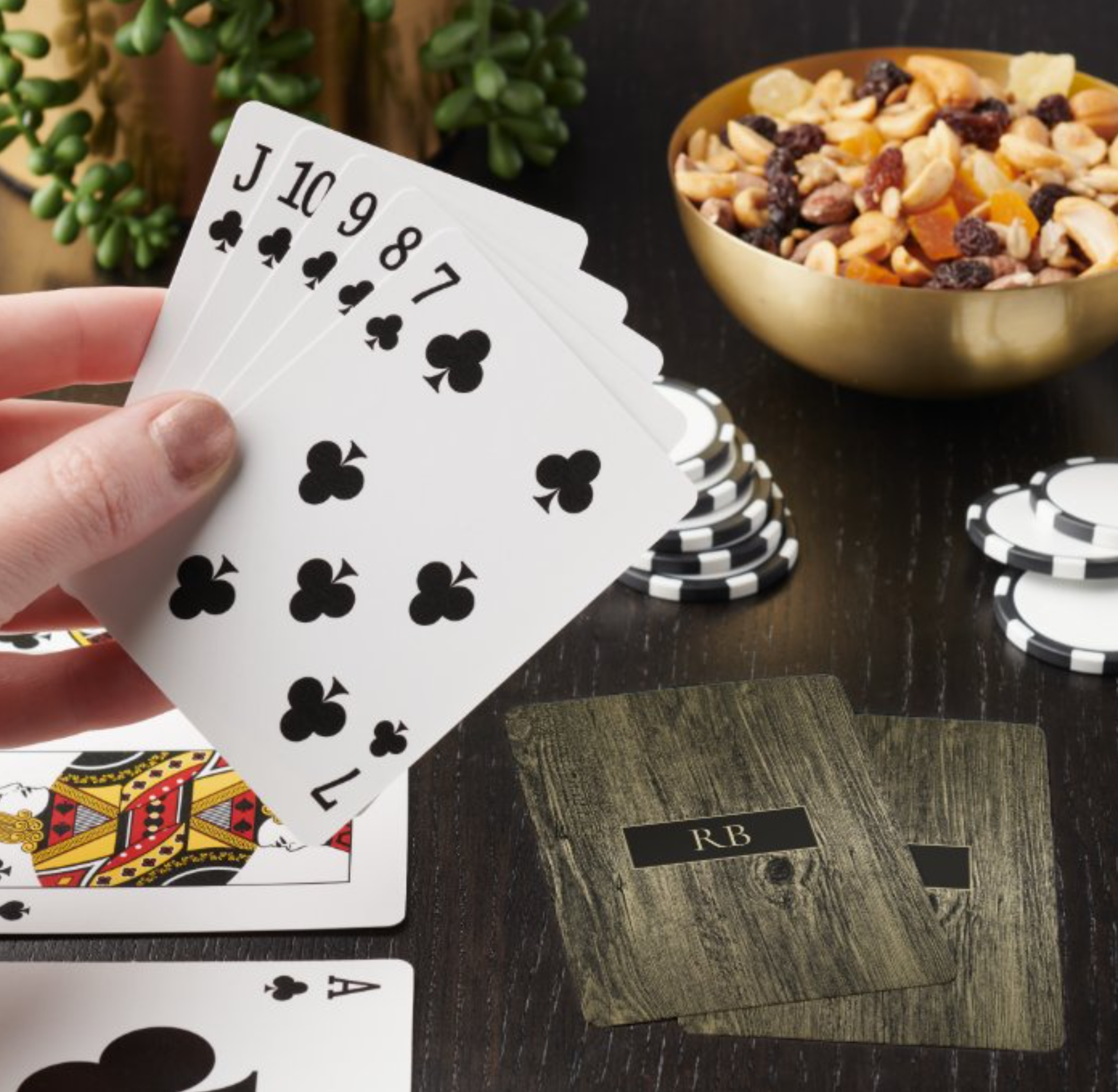 Gold Luxury Grain Playing Cards