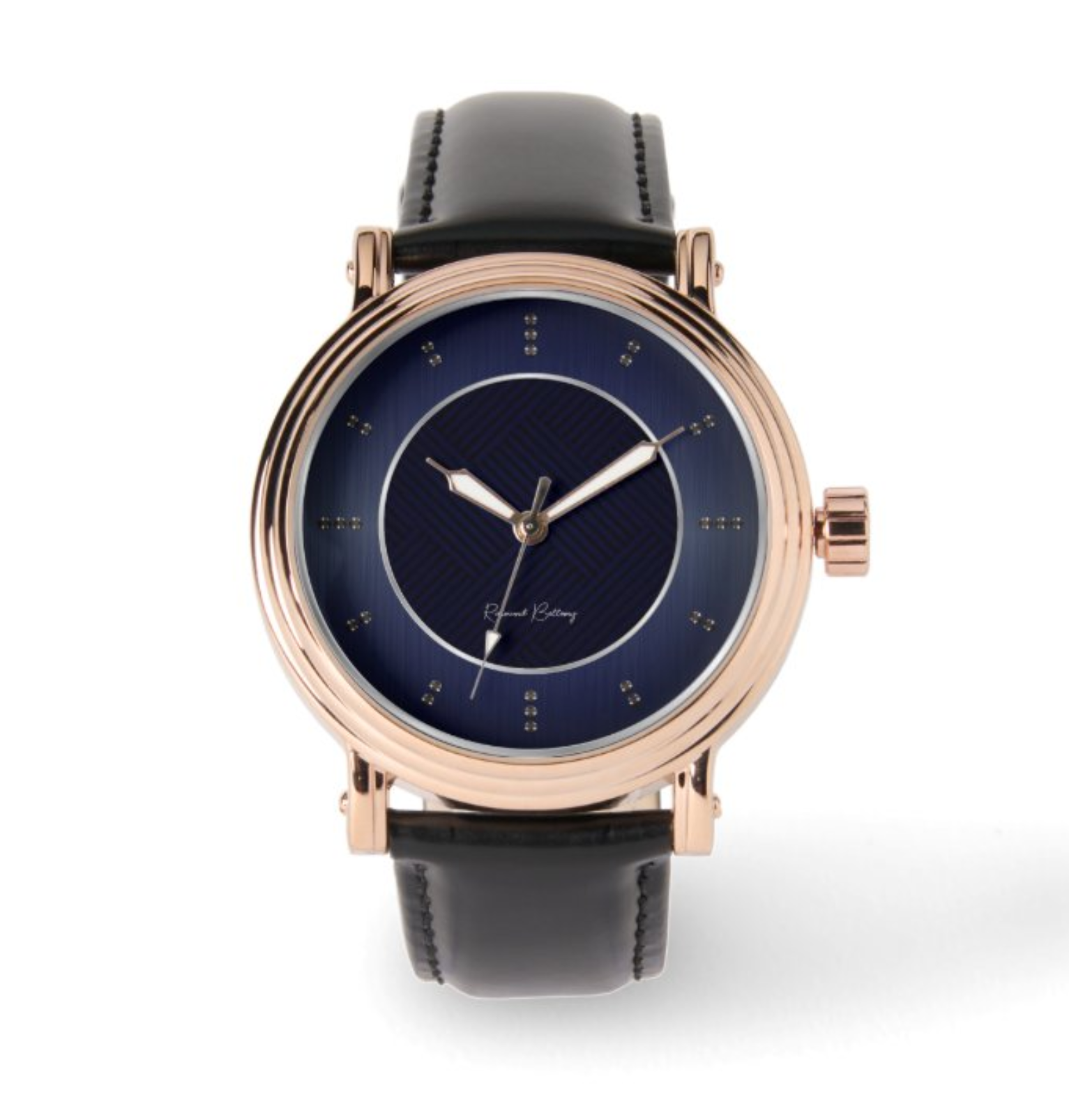 Blue Metallic Luxury Watch