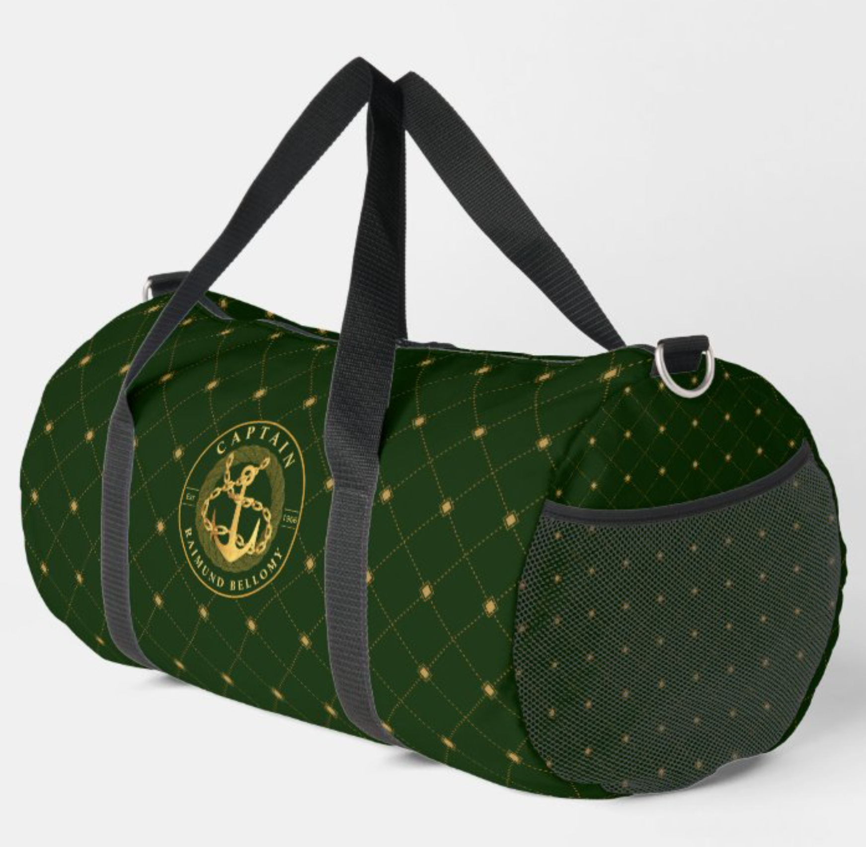 Gold Anchor Duffle Bag