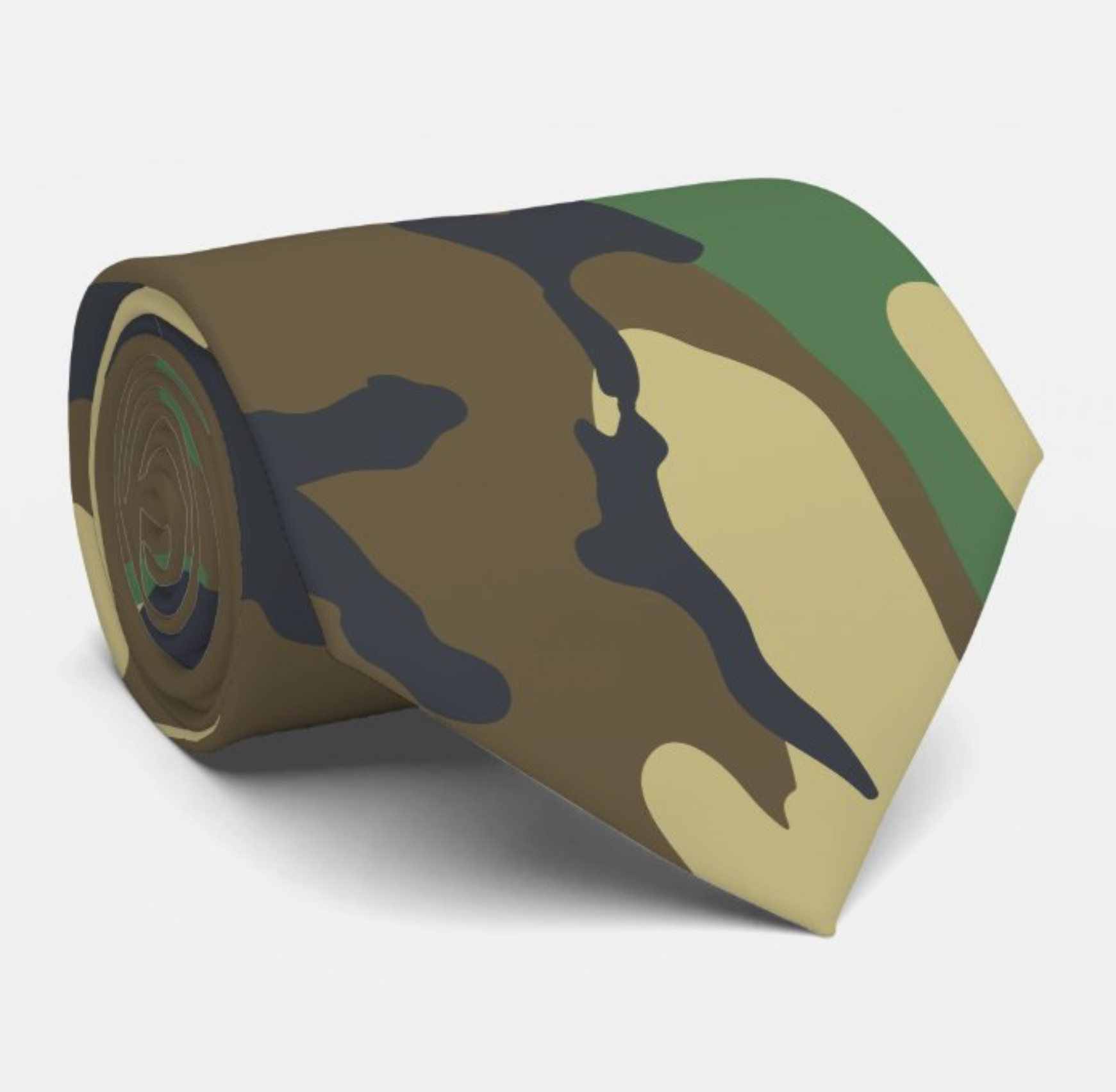 Camo Woodland Neck Tie