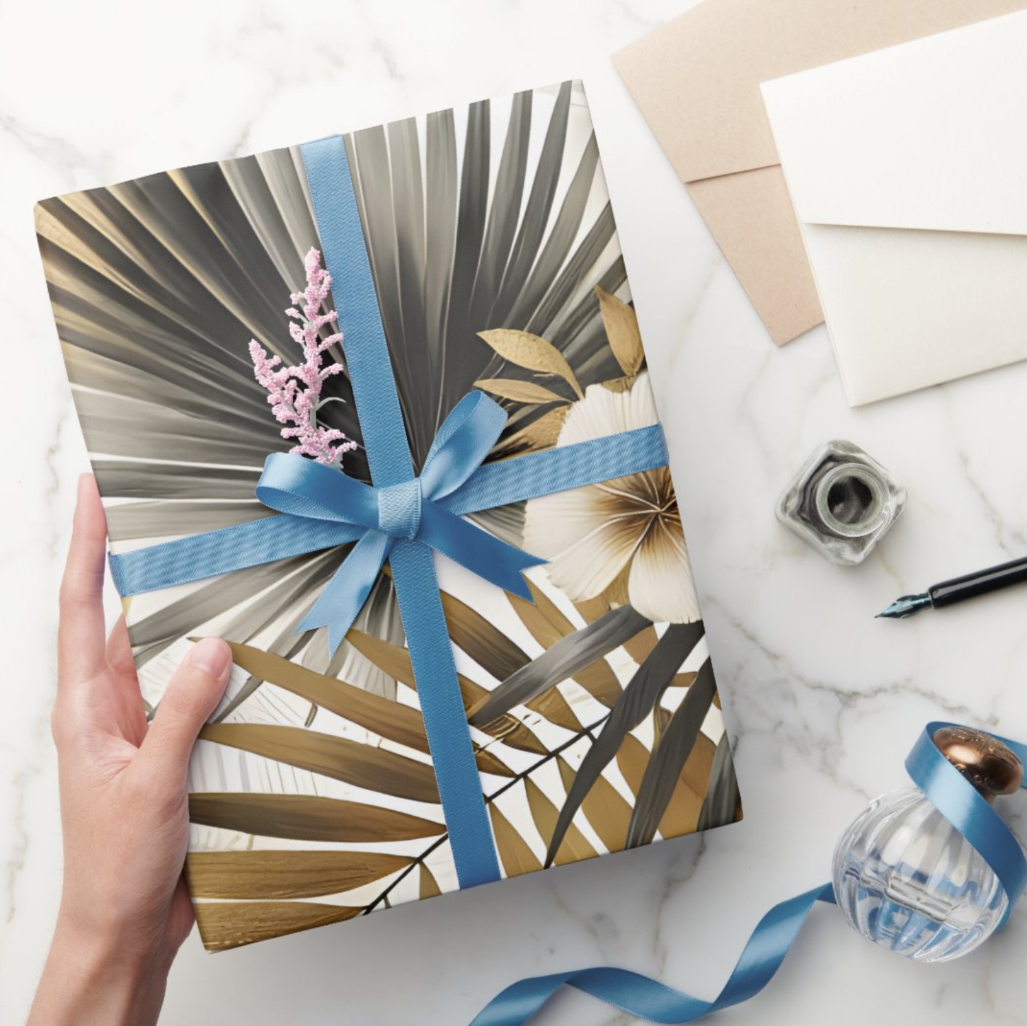Palm Leaves Wrapping Paper