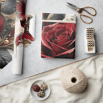Red Rose Wrapping Paper
