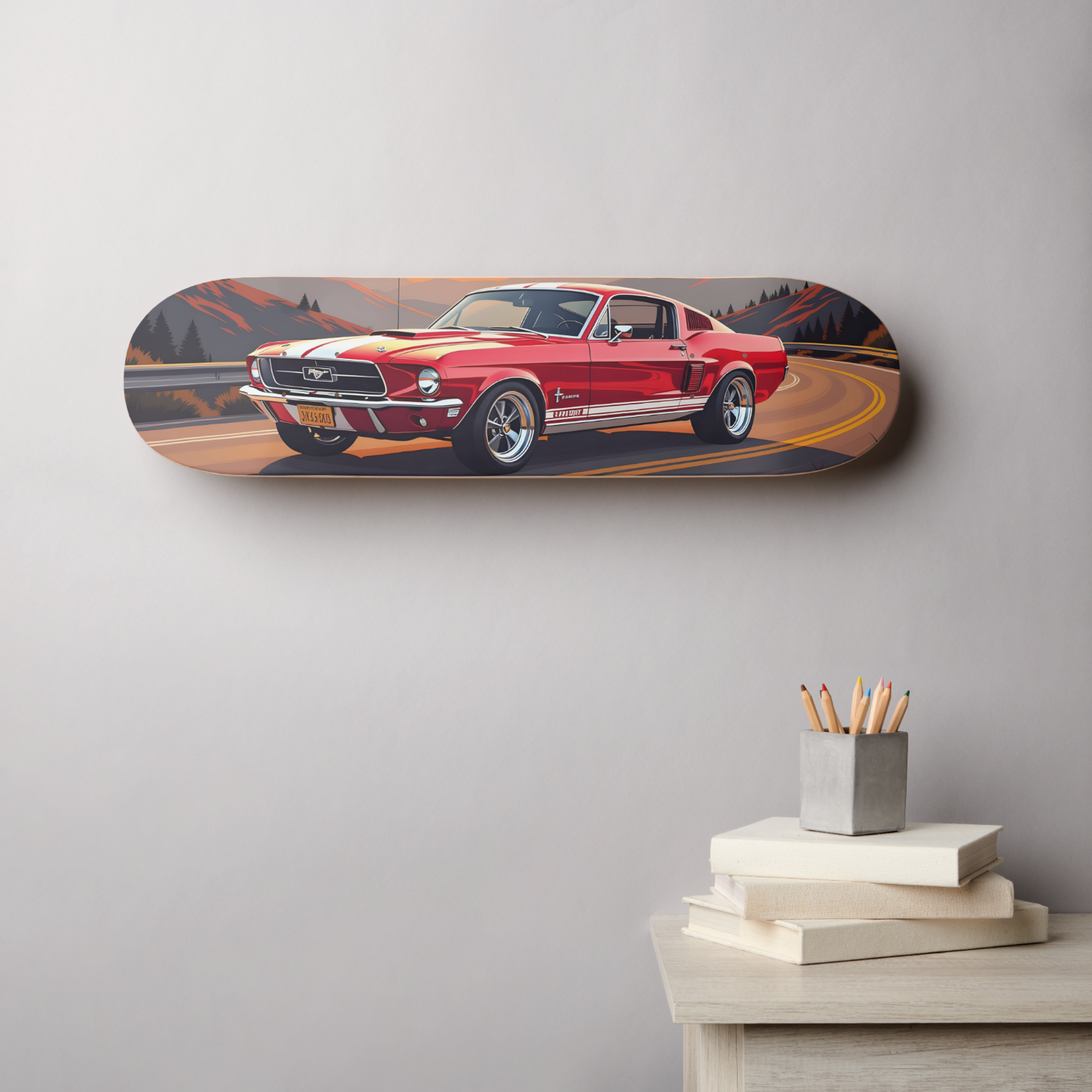 Classic Muscle Car 1967 Skateboard