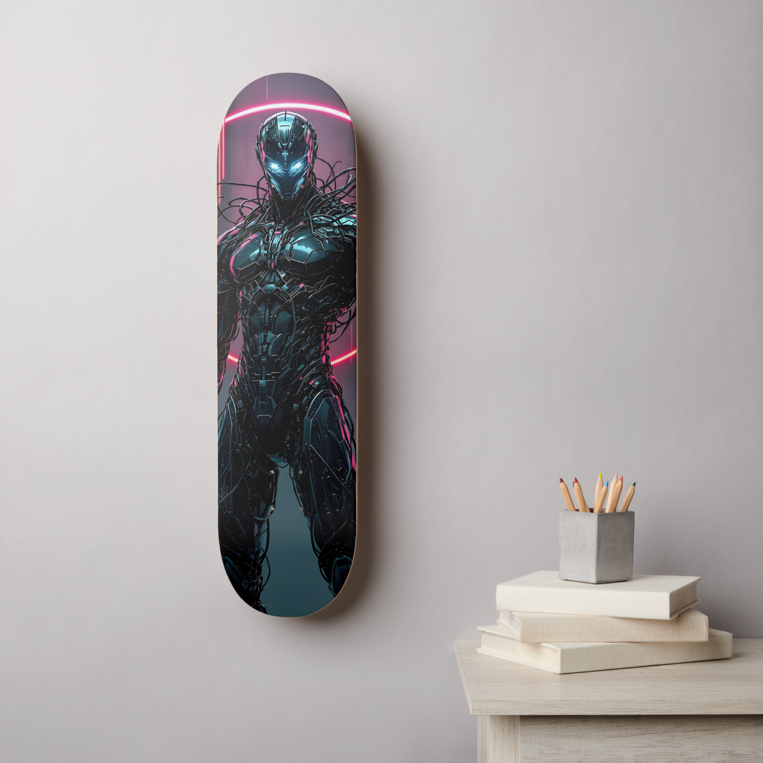 Cyborg Warrior Skateboard