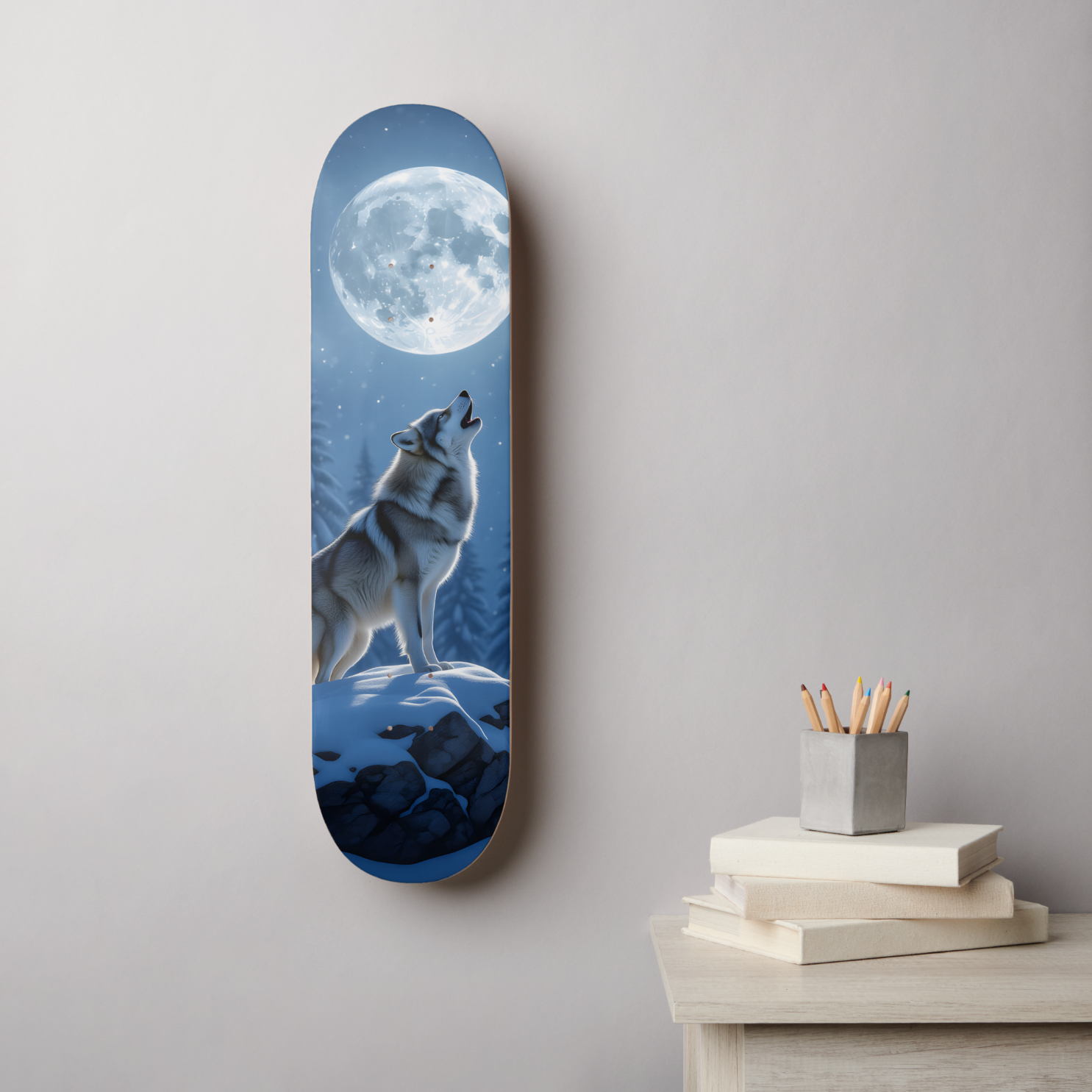 Howling Wolf Skateboard