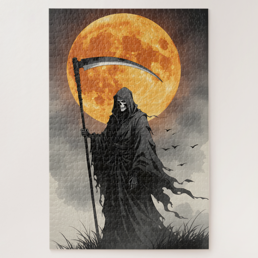 Gothic Grim Reaper Jigsaw Puzzle