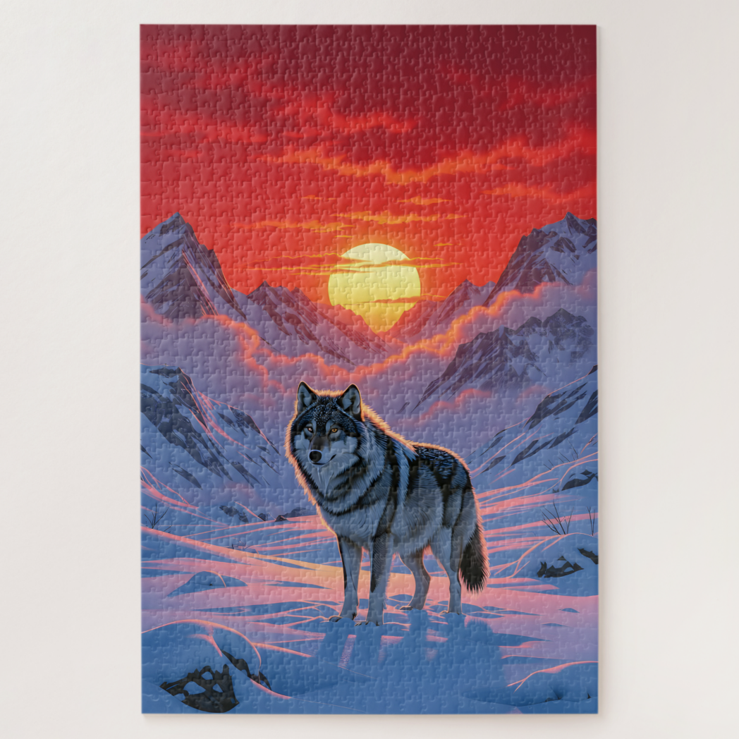 Lone Wolf Jigsaw Puzzle