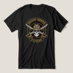 Cavalry Trooper Veteran Crossed Sabers Tactical T-Shirt