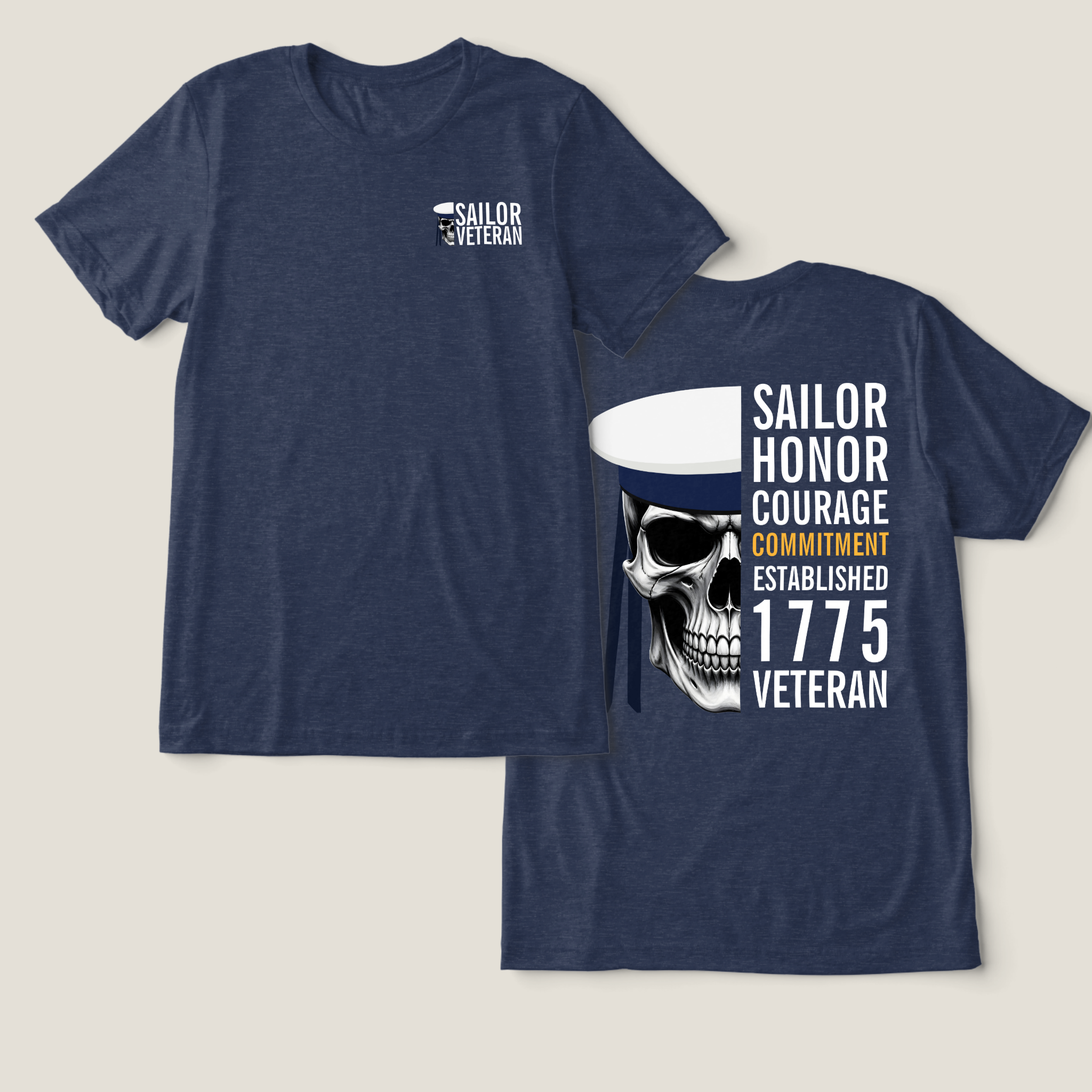 Sailor Veteran Honor Courage Commitment Military T-Shirt Sailor Veteran Honor Courage Commitment Military T-Shirt